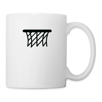 Basketball hoop Basketball players Play basketball - Mug - white - Right