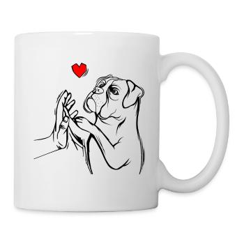 Boxer Chien - Mug blanc - blanc - Droite