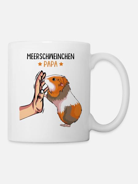 Meerschweinchen Papa Meerschwein - Tasse - Weiß