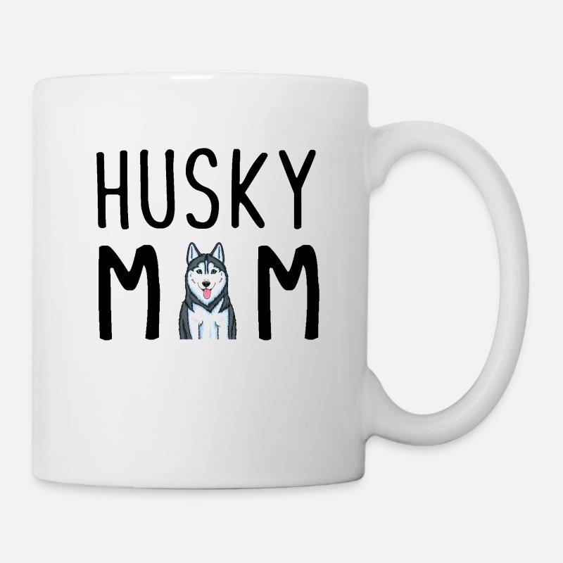 Husky Mama Siberian Husky Mom - Mug - white
