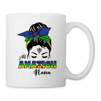 ALLE AMAZIGH NANA - KABYLE WOMAN - Tasse - Weiß - Rechts