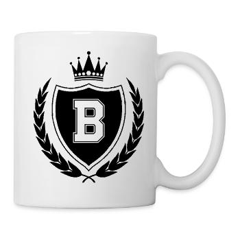 wappen B Krone - Tasse - Weiß - Rechts