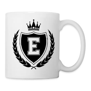wappen E Krone - Tasse - Weiß - Rechts