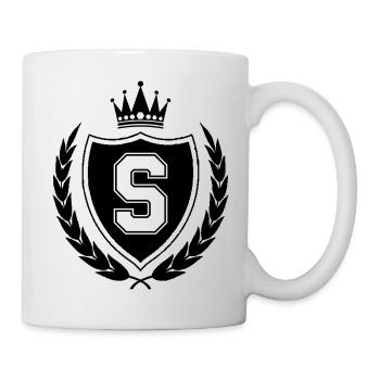 coat of arms S Crown - Mug - white - Right
