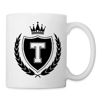 wappen T Krone - Tasse - Weiß - Rechts