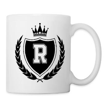 wappen R Krone - Tasse - Weiß - Rechts