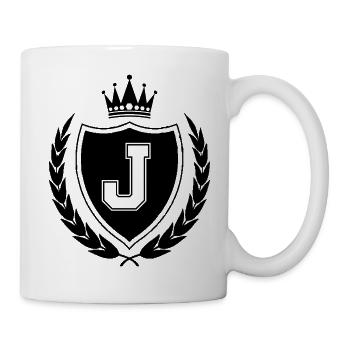 wappen J Krone - Tasse - Weiß - Rechts