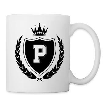 wappen P Krone - Tasse - Weiß - Rechts
