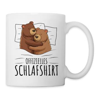 Bär Braunbär - Tasse - Weiß - Rechts