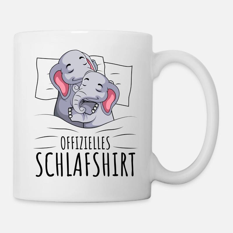 Elefant - Tasse - Weiß