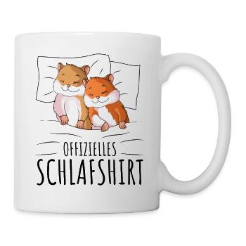 Hamster - Tasse - Weiß - Rechts