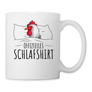 Hühner - Tasse - Weiß - Rechts