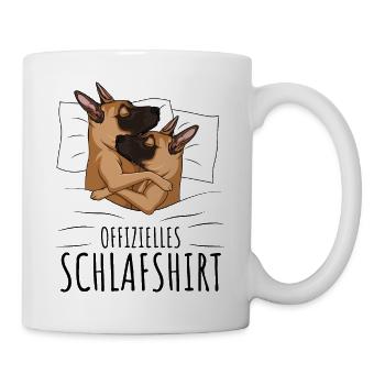 Malinois - Tasse - Weiß - Rechts