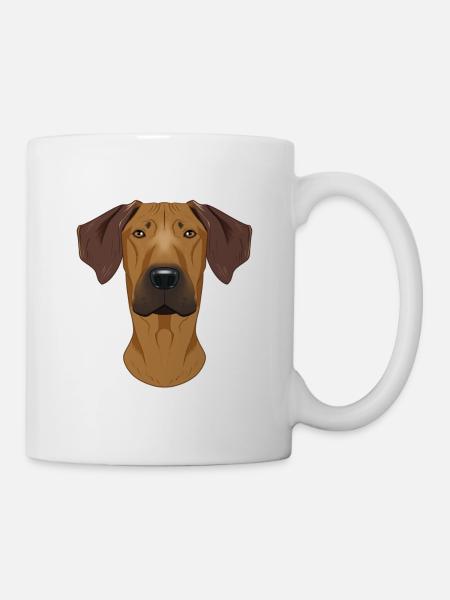 Rhodesian Ridgeback Lover I Dog Lover I Rhodesian - Mugg - vit