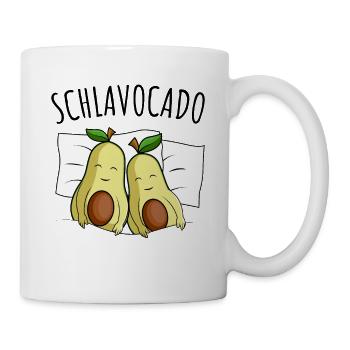 Avocado Schlafshirt - Tasse - Weiß - Rechts