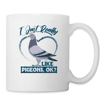 Pigeons Pigeons Pigeons Pigeon Lovers Gift - Mug - white - Right