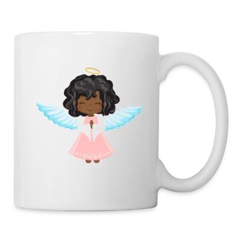 Christkind Afrodeutsch Afroamerikanisch Schwarz - Tasse - Weiß - Rechts