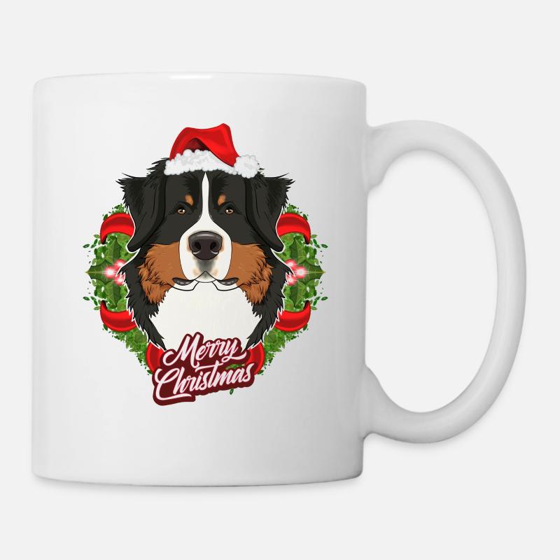 Amateur de bouvier bernois I Noël Bernois - Mug blanc - blanc