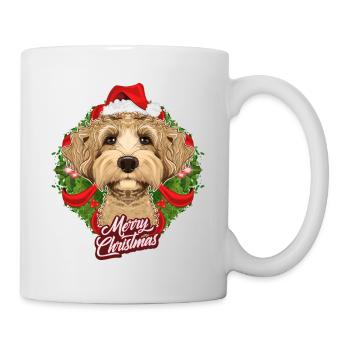 Labaradoodle Lover I Joyeux Noël Labaradoodle - Mug blanc - blanc - Droite