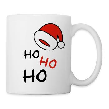 ho ho ho Christmas Hat Christmas Gifts - Mug - white - Right