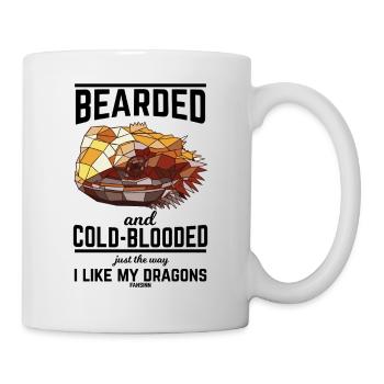 Iguane dragon barbu Lézard agamé - Mug blanc - blanc - Droite