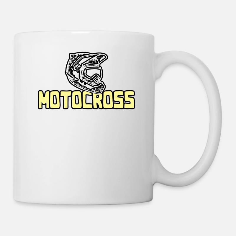 Motocross - Tasse - Weiß