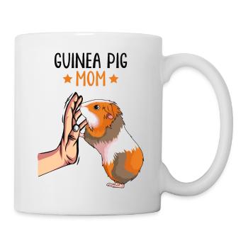 Cochon d’Inde Mama Pet - Mug blanc - blanc - Droite