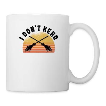 Kehrwoche Schwäbisch Schwabenland Denglisch Retro - Tasse - Weiß - Rechts