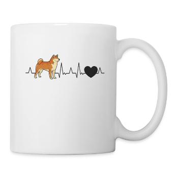 Shiba Inu Herzschlag Akita Inu - Tasse - Weiß - Rechts