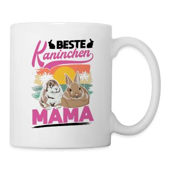 Beste Kaninchen Mama Häschen Hase Kaninchen - Tasse - Weiß - Rechts