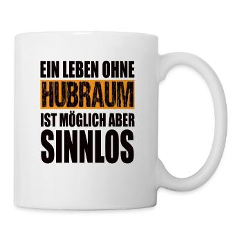 Ein Leben Ohne Hubraum Ist Möglich Aber Sinnlos - Tasse - Weiß - Rechts