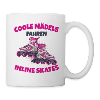 Inline Skates - Tasse - Weiß - Rechts