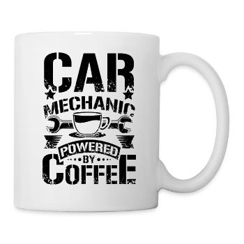 Car Mechanic coffee - Mug - white - Right