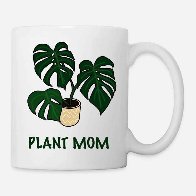 Plant Mom - Tasse - Weiß