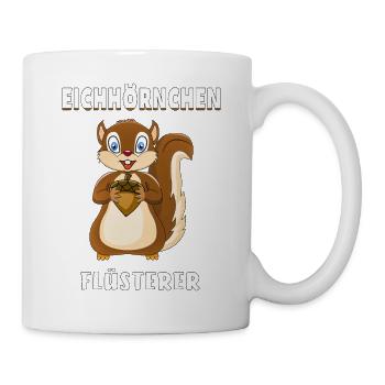 EICHHÖRNCHEN FLÜSTERER - Tasse - Weiß - Rechts