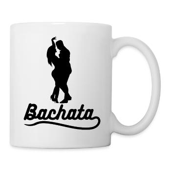 Bachata black couple - Mug - white - Right