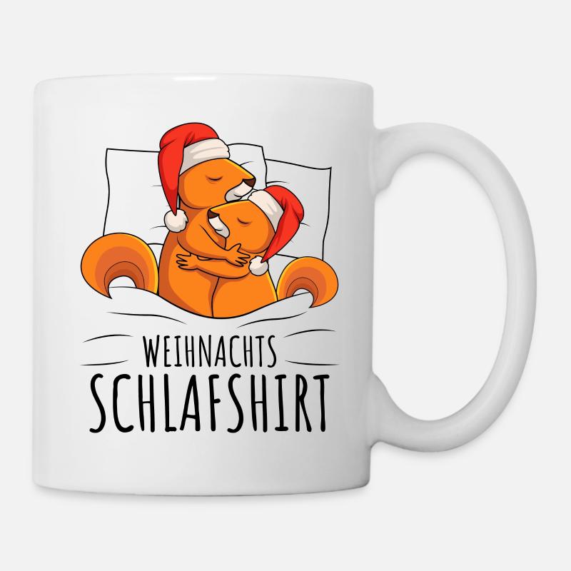 Eichhörnchen Weihnachten - Tasse - Weiß