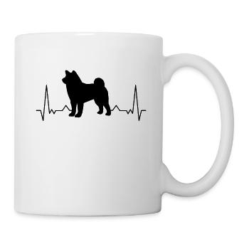 Shiba Inu Herzschlag Akita Inu - Tasse - Weiß - Rechts