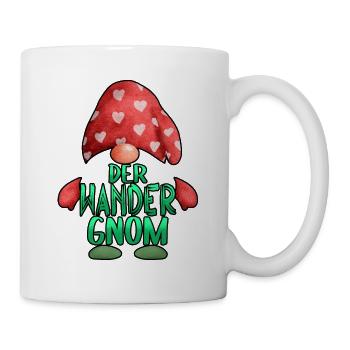 Wandern Wanderer Der Wander Gnom - Tasse - Weiß - Rechts