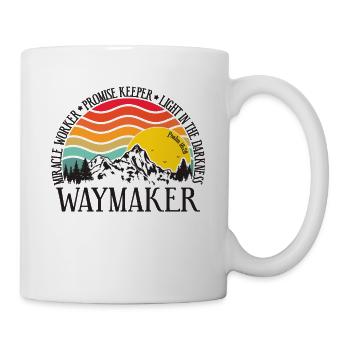 Waymaker & Vêtements chrétiens - Mug blanc - blanc - Droite