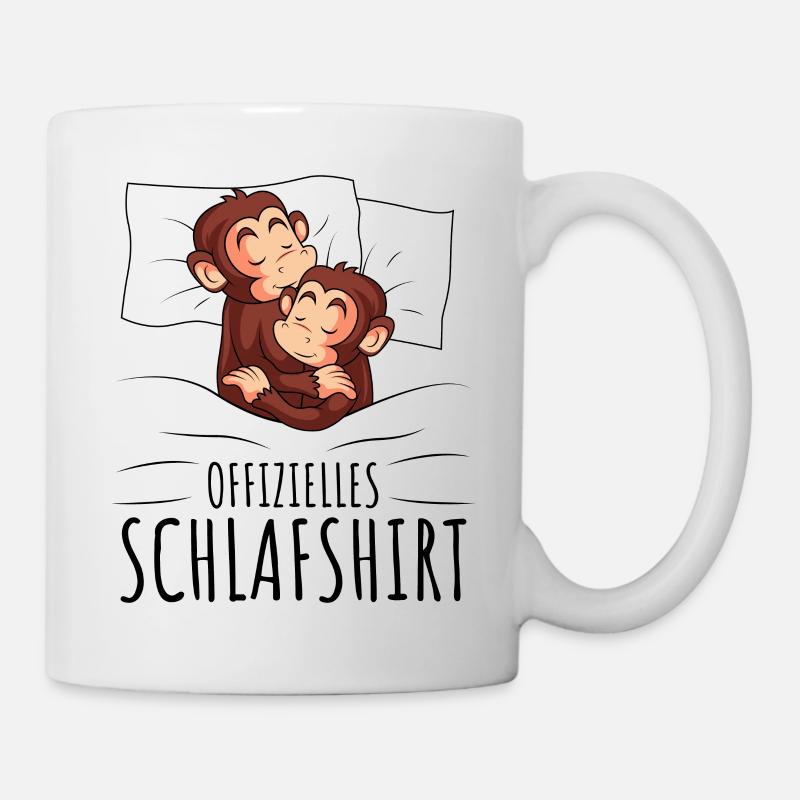 Affe - Tasse - Weiß