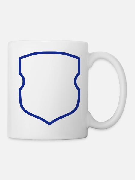 Manteau des bras - Mug blanc - blanc