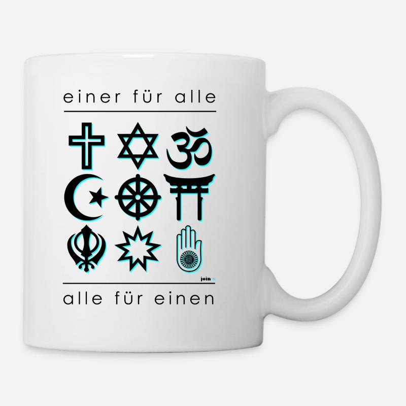 Religionen - Tasse - Weiß