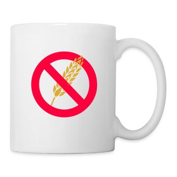 Aucun cadeau de célébration juive de la Pâque de blé - Mug blanc - blanc - Droite