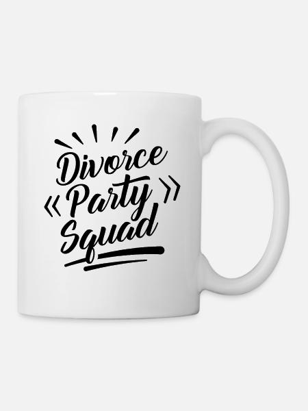 Scheidung Party Squad Exfrau Exmann Trennung - Tasse - Weiß
