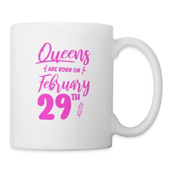 Leap Day Queen February 29 Birthday - Mug - white - Right