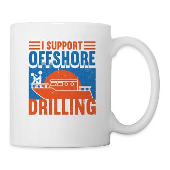 BOOTFAHREN Offshore-Bohr spaß Sexy - Tasse - Weiß - Rechts