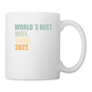 Meilleure épouse depuis 2022 1er anniversaire de mariage - Mug blanc - blanc - Droite