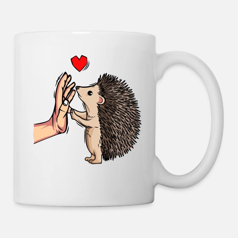 Hérisson Chères Dames Enfants Enfants - Mug blanc - blanc