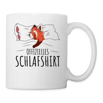 Roter Panda - Tasse - Weiß - Rechts